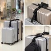 2 Pack Add a Bag Luggage Strap,Ling-Luo Adjustable Suitcase Belt