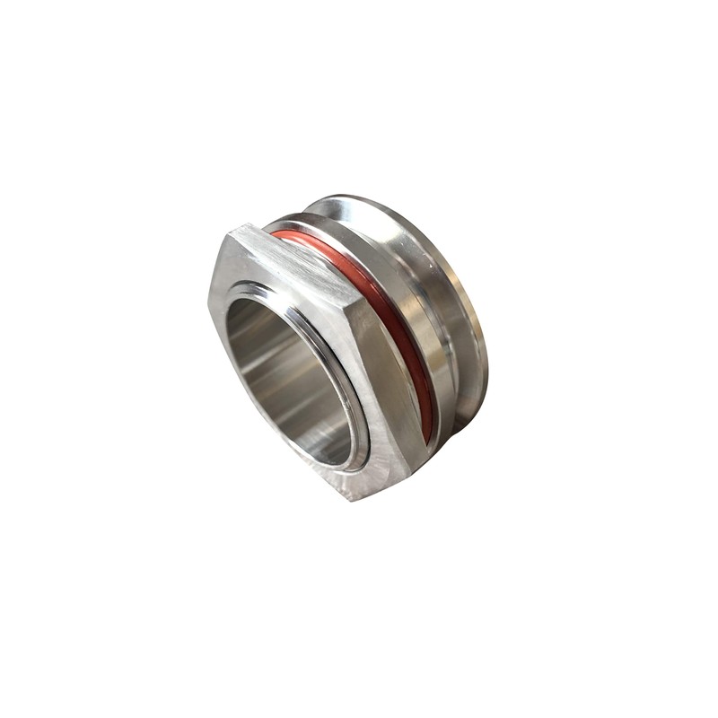 TRUE Weldless 2" TC Tri clamp Bulkhead Compression Fitting 304