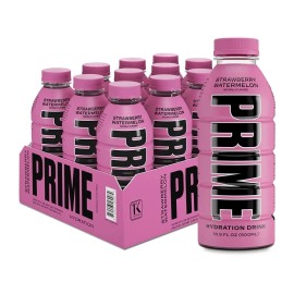 PRIME Hydration - Electrolytes Sports Drink - Strawberry Watermelon, 12 Bottles