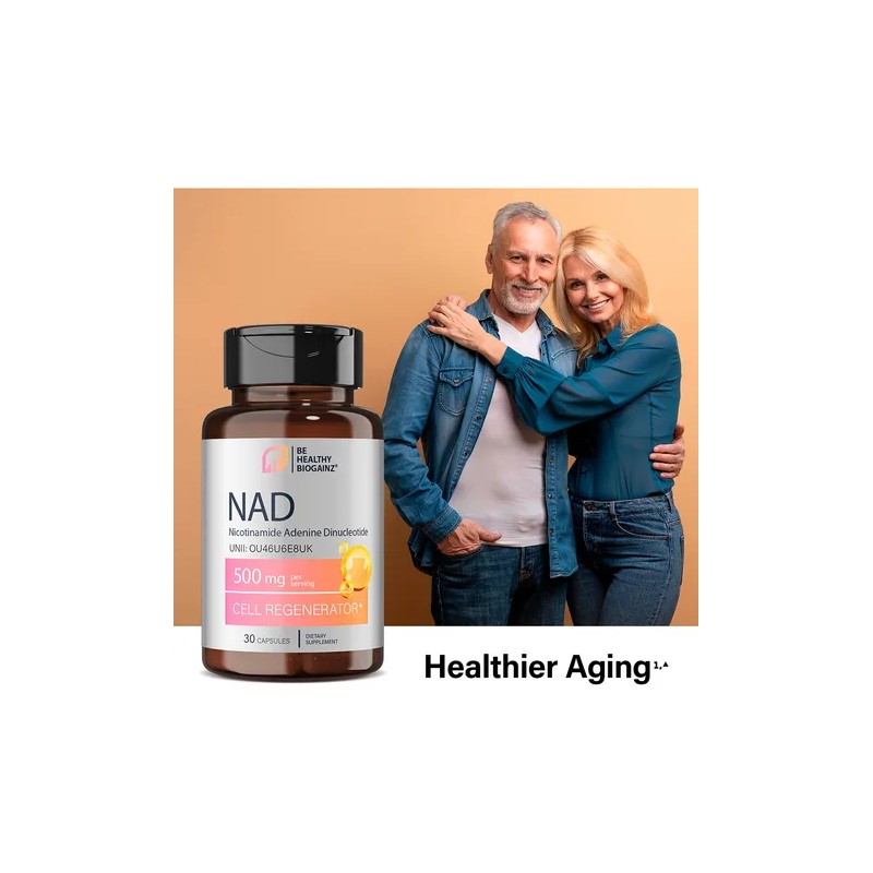 Nad Nicotinamida Adenina Antienvejecimiento Celular 500mg 30