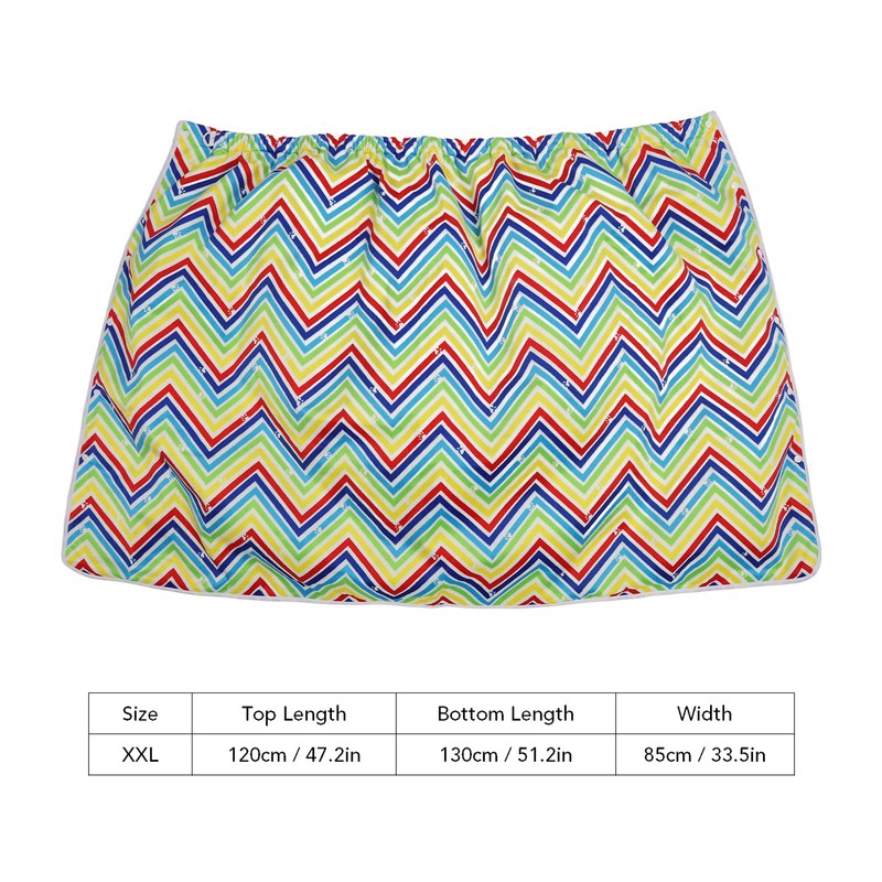 Diaper Skirt Reusable Washable Plush Short Leak Proof Waterproof Diaper