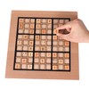 GOTHINK Wooden Sudoku Puzzle Set, Challenge Your Mind with 11.6
