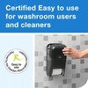 Tork OptiServe 2-Roll Coreless Toilet Paper Dispenser Black T7/T5, Vertical