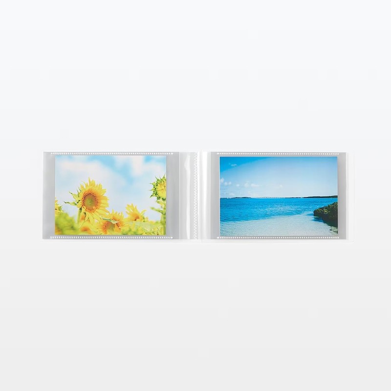 MUJI NCE39A3A Polypropylene High Transparency Film Album, 2L/2LW, 40 Sheets