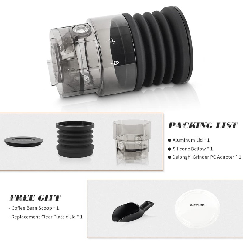 Single Dose Hopper with Silicon Bellow Compatible with Delonghi EC9335