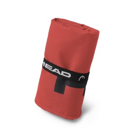 Head Active Microfibre Towel with Elastic Band, Lightweight Fitness Towel, Quick Drying, Multipurpose Towel - Absorbent and Space Saving Bath Towels for Travel, 70 x 140 cm, Lava