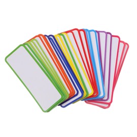 DOITOOL 27pcs Magnetic Dry Erase Labels Flexible Memo Tags for Whiteboards Lightweight Magnetic Stickers Easy to Write Wipe for Home Organization and Note Taking
