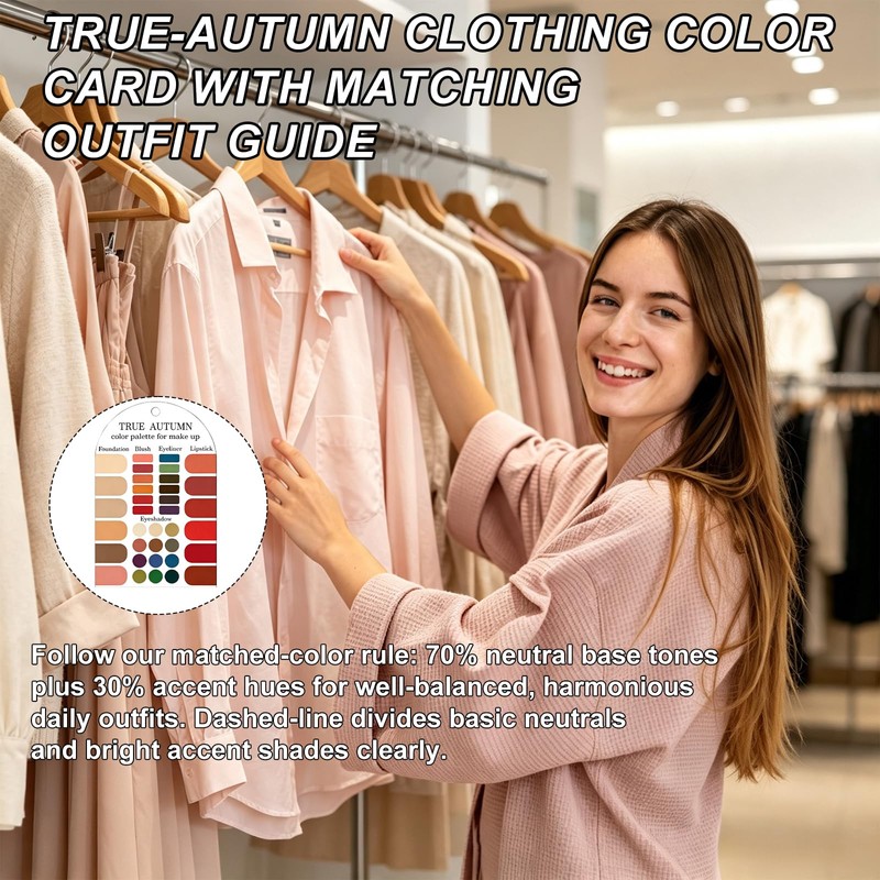 5pcs Deep Autumn Color Analysis Palette Draping Kit