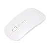 Wireless Mouse 2.4G Dual Mode 1200DPI Sensitive Slim White Laptop