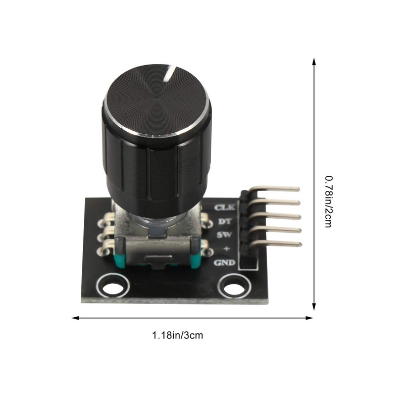 TEHAUX 5pcs Rotary Encoder Module Knob Incremental Encoder for Digital