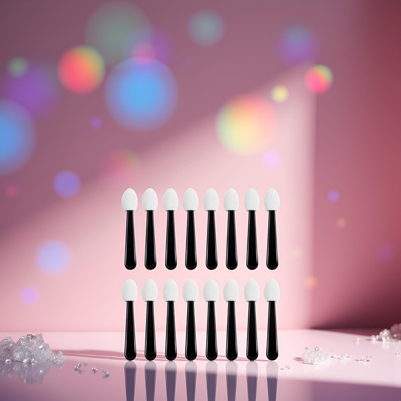 100Pcs Small Eyeshadow Applicators Eye Shadow Sponge Applicator Sticks Eye