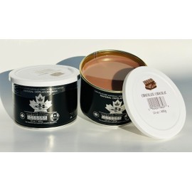 Sharonelle Natural Chocolate Soft Wax for Sensitive Skin in 14 oz. - 2 cans