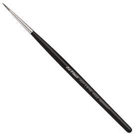 Da Vinci Eyeliner Brush, Vegan, Synthetic Fibre, Handmade in Germany, Pack of 1