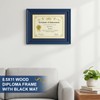 Ripeng 8.5 x 11 Wood Diploma Frame, Solid Wood Diploma