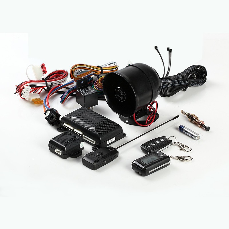 MICRO 2 Way Car Alarm Vehicle Security System Pager LCD