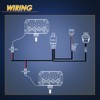 Wiring Harness 2 Leads, Roador Rocker Switch 12V 40A Relay