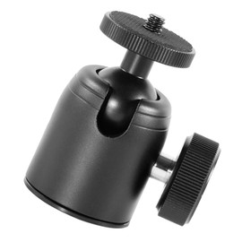 KONTONTY 1 Set Rotating Tripod Ball Head Lightweight Mount for Camera Projector Durable Screw Tripod Accessory for Photography Video Recording