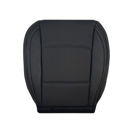 Compatible with 2015 2016 2017 2018 Subaru Outback (Pattern 1) Driver Bottom Perforated Seat Cover Replacement (Black Vinyl, Outback (Pattern 1))