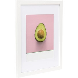 MK Home Textile Modern Style MDF Picture Frame A3, A4, A5 Size Poster Home Decoration Photo Frames Freestanding & Wall Mountable Table Top Certificate Document Frames ((15x21 cm) A5, White)