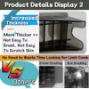 HuGuWdy Clipper Guard Holder，Clipper Holder with 10 Slots Barber Accessories