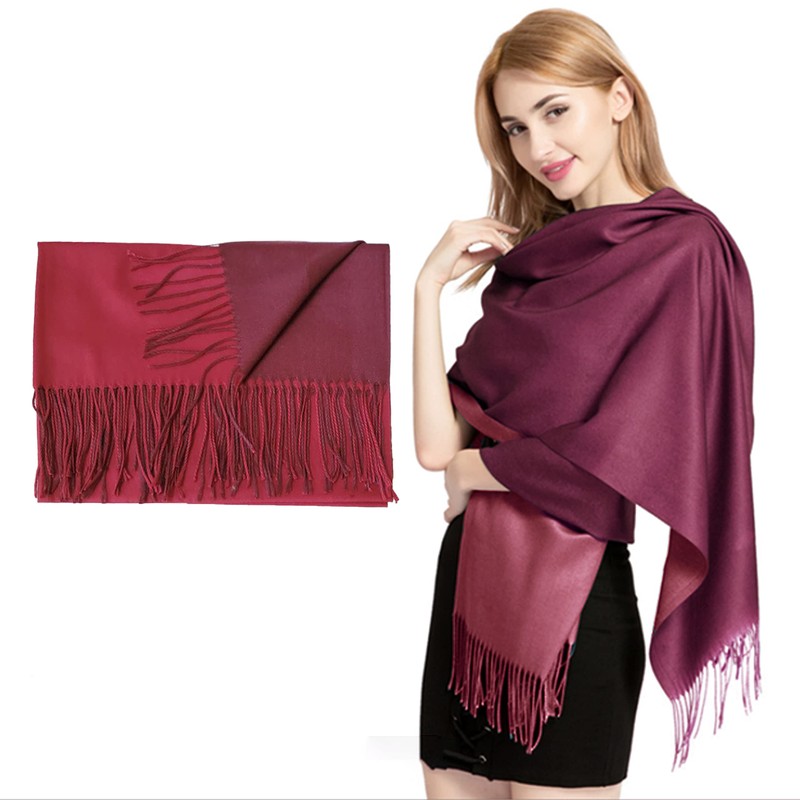 Foresters European Fashion Reversible Scarf for Women | Pure Cashmere
