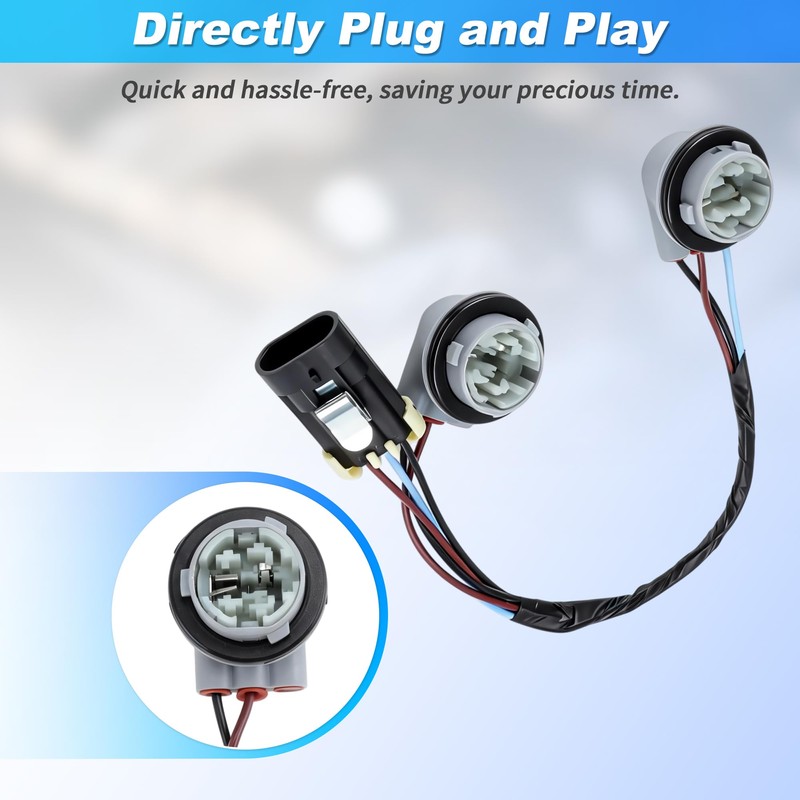 INFINAUTO Turn Signal Wiring Harness for GMC Canyon 2004-2012 Front
