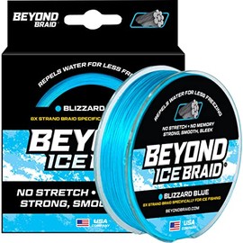 Beyond ICE Braid 100 Yard Spool 10LB - Blizzard Blue