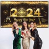 New Year's Eve Decoration 2024 New Year Banner, Large Happy
