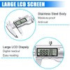 Digital Caliper Measuring Tool, Stainless Steel Vernier Caliper Digital Micrometer
