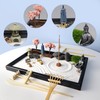 YUNGCHI Zen Garden for Desk Mini Japanese Sand Desktop Office