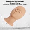 Microblading Practice Face Silicone Fake Facial Training Skin with 3