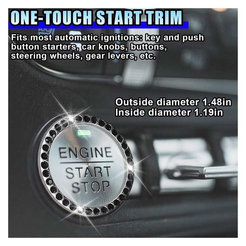 10PCS Fluffy Car Accessories Set, Furry Steering Wheel Cover with