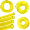Set of 4 Transparent Fuel Hose, Yellow Petrol Hose, Petrol