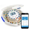 JULOS Bluetooth Automatic Pill Dispenser with Sound/Light/App Alerts for Seniors,