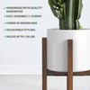 Sophia Mills Mid Century Plant Stand - Solid Wood Item