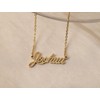 HUAN XUN Dakota Necklaces Gold Name Necklace for Women Charm