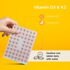 Vitamin D3 and K2 | 60 Tablets | for Immune,