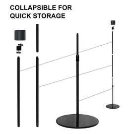 New! Hadar- VR Glass Stand Havey Base - HTC Vive Compatible Sensor Stand and Base Station for Vive Sensors or Oculus Rift Constellation (2-Pack), Black