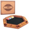 Amerous Upgraded 1-6 Players Shut The Box Dice Game Wooden