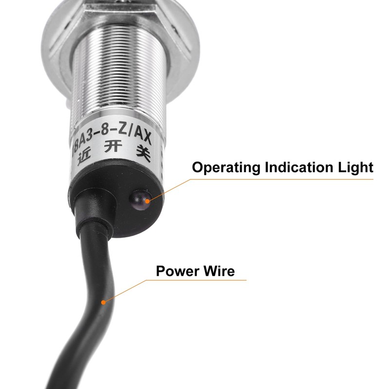 sourcing map M18 Approach Sensor Inductive Proximity Sensor Switch NC
