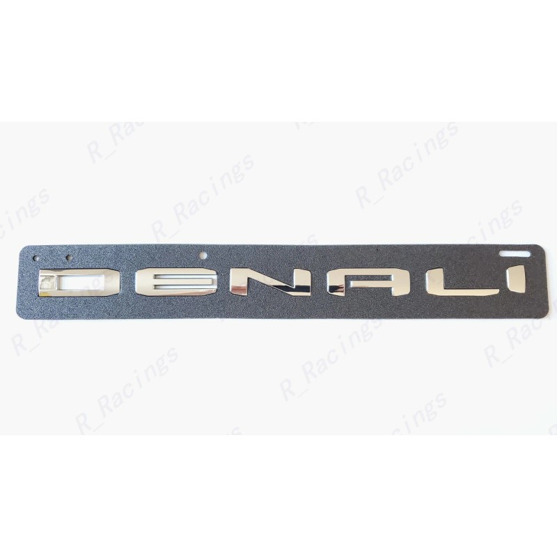 GMC 2pc Chrome Rear DENALI Sierra Emblems Letter GMC Sierra