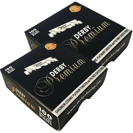 Derby High Quality Single Edge Razor Blades 200 Units (Pack of 1)