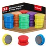 Wukong 24 Pack Fridge Magnets, 6 Colors Strong Whiteboard Magnets