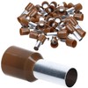 Kalitec AE1012BR Insulated Wire End Ferrules 10.0 mm² 12 mm