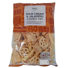 M&S Sour Cream & Jalapeno Combo Mix Crisp 150g - 2 Pack