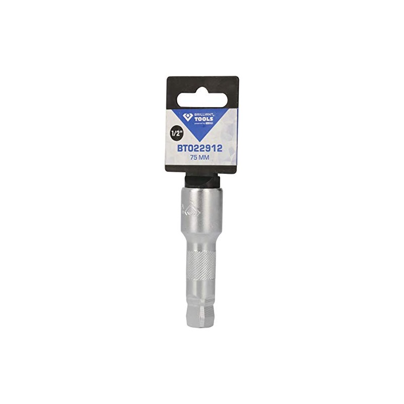 Brilliant Tools BT022912 1/2 Inch Swivel Extension 75 mm Insert