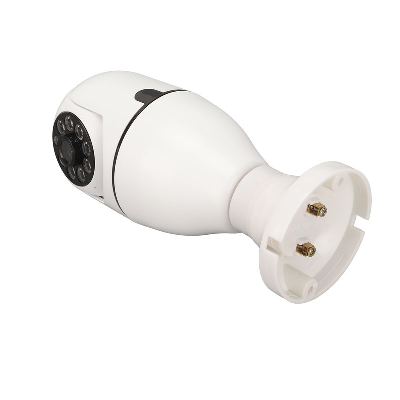 Light Socket Security Camera 1080P Wireless 2.4GHz WiFi Home Security