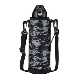 Olgo PBY-15 Stainless Steel Portable Bottle for Cold Insulation, 0.3 gal (1.5 L), Black Large