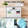Cute Clean Dirty Dishwasher Magnet, Washing Machine Magnet Flip, Kitchen