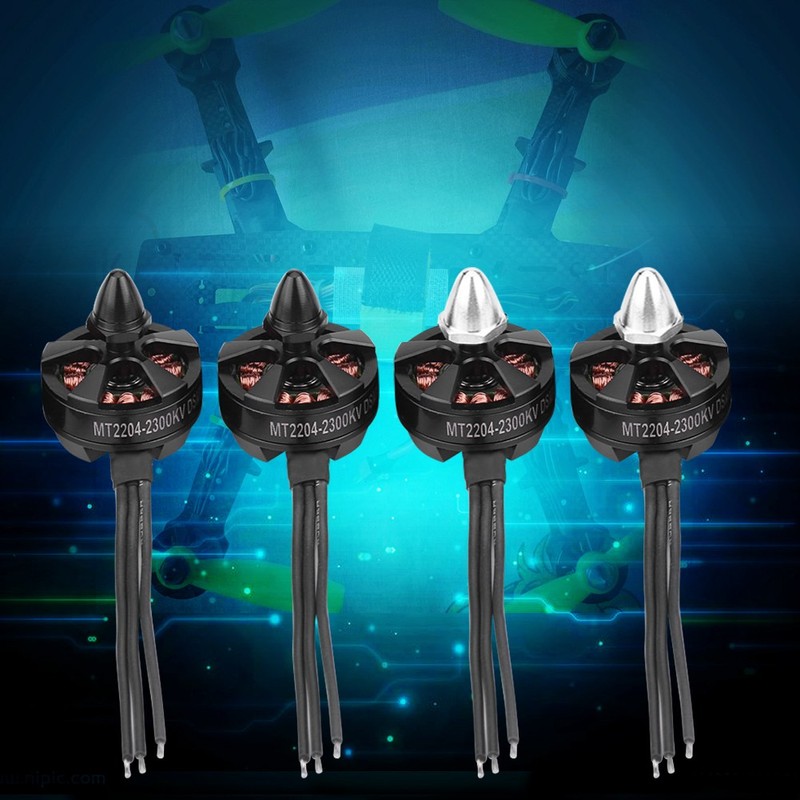 4pcs/set 2204-2300KV Motor Accessories For RC Multicopter Quadcopter FPV Drones